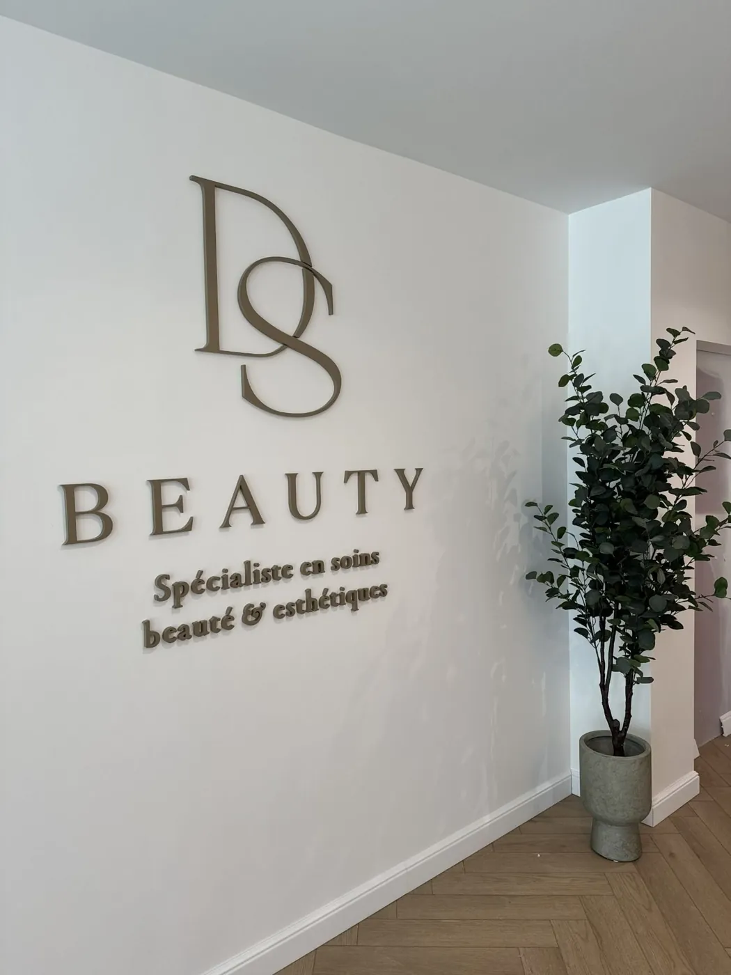DS Beauty, lettres en relief, Alsace, par LADONNA